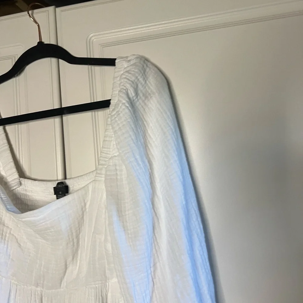 J. Crew soft gauze square neck dress